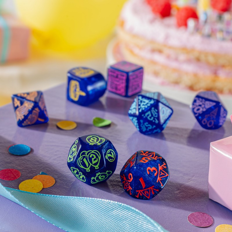 Happy Birthday Dice Set: Streamers (Preorder)