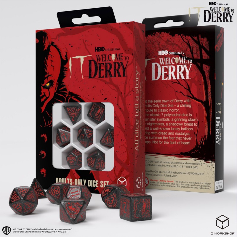 It. Welcome to Derry. Adults-Only Dice Set (Preorder)