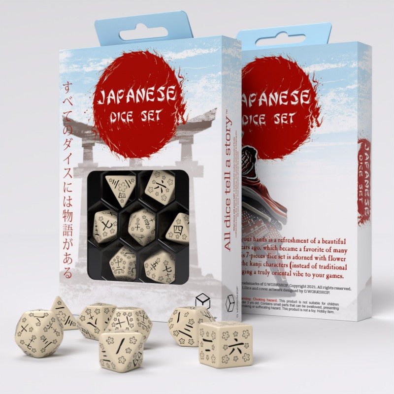 Japanese Dice Set - Last Words Stone (Preorder)