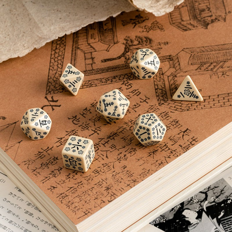 Japanese Dice Set - Last Words Stone (Preorder)