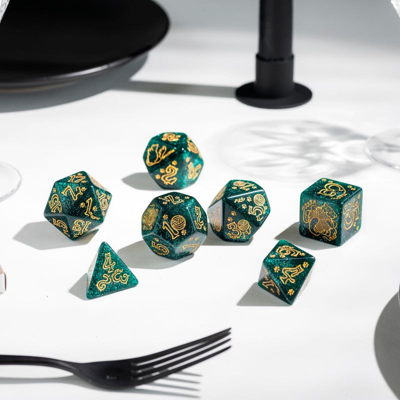 Jumbo Cats Dice Set: Merlin (Preorder)