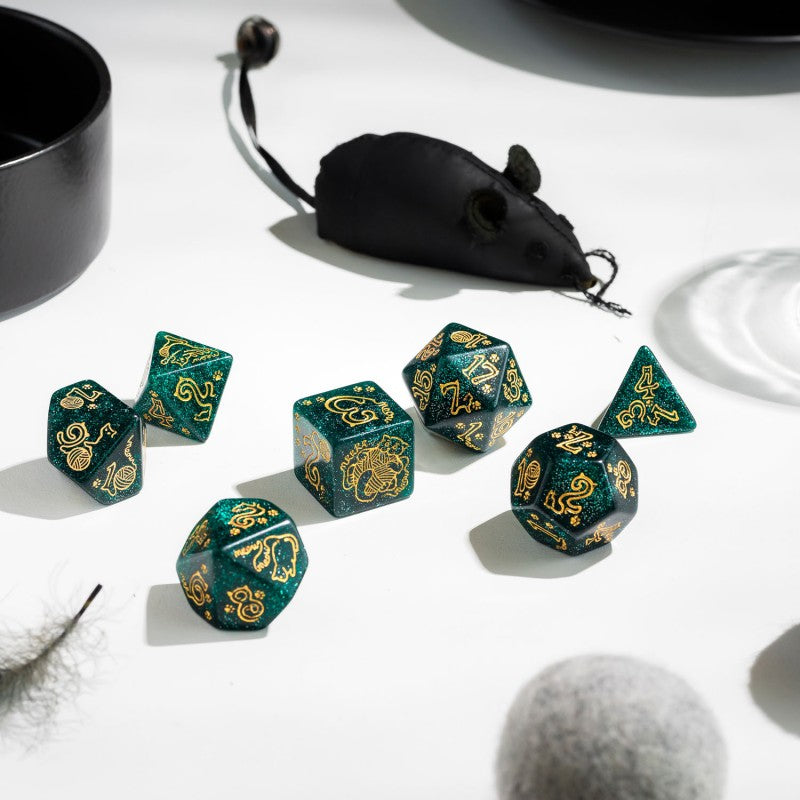 Jumbo Cats Dice Set: Merlin (Preorder)