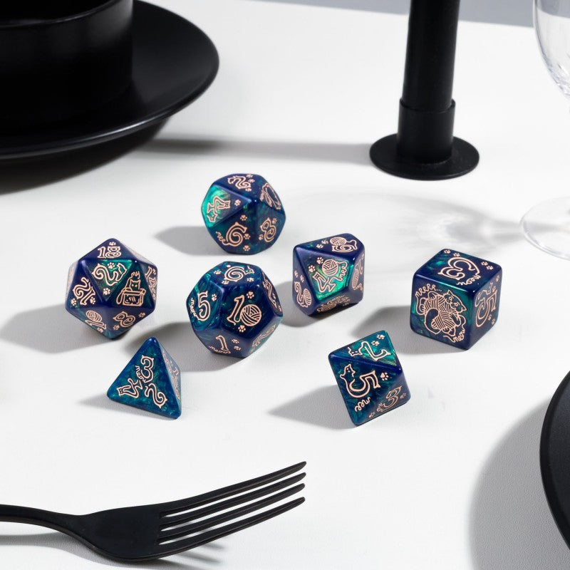 Jumbo Cats Dice Set: Whiskers (Preorder)