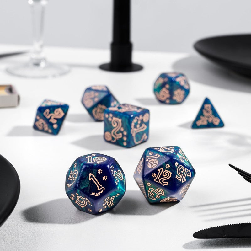 Jumbo Cats Dice Set: Whiskers (Preorder)