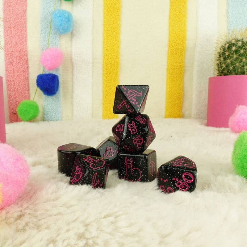 Llama Dice Set: Spitty (Preorder)