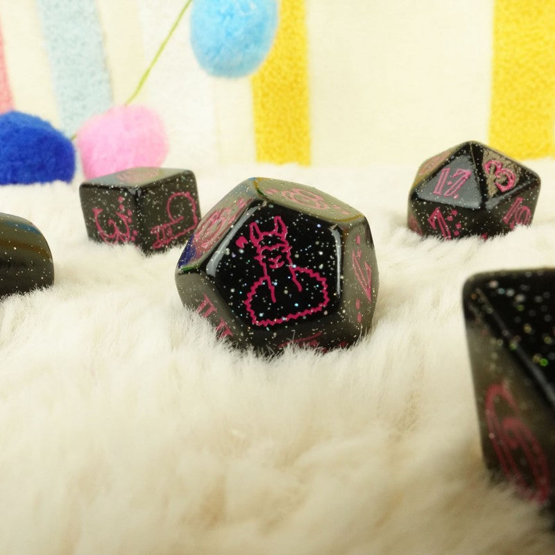 Llama Dice Set: Spitty (Preorder)