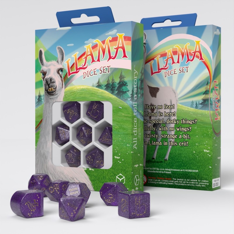 Llama Dice Set: Zippy (Preorder)