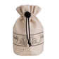 Elvish Beige & black Dice Pouch (Preorder)