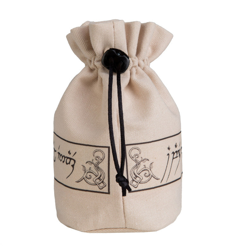 Elvish Beige & black Dice Pouch (Preorder)