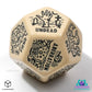 Monster Generator Die: Beige&Black (Preorder)