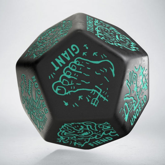 Monster Generator Die: Black&Turquise (Preorder)