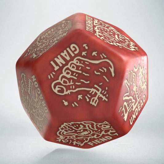 Monster Generator Die: Red&Beige (Preorder)