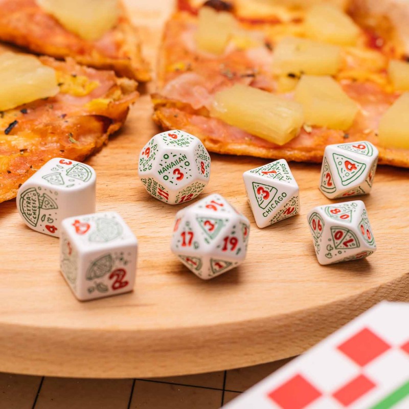 Pizza Dice Set: Pepperoni (Preorder)