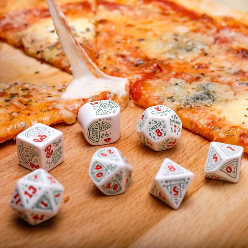 Pizza Dice Set: Pepperoni (Preorder)