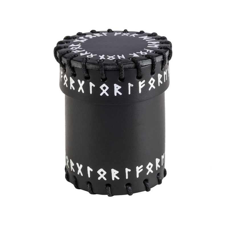 Runic Black Leather Dice Cup (Preorder)