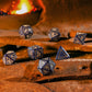 Runic Mixed-blue & gold Dice Set (Preorder)
