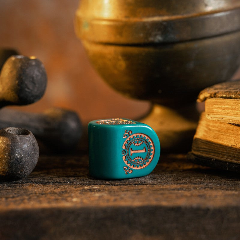 Steampunk Clockwork: Nautical Apparatus Modern Dice Set (Preorder)
