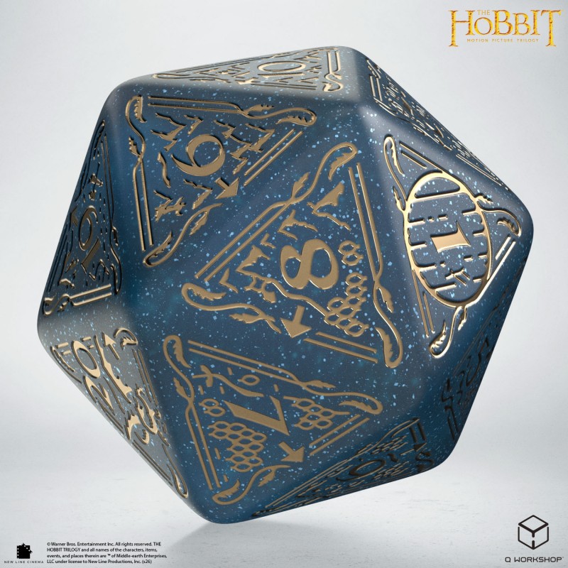 The Hobbit Spindown D20 - Aether TCG Jumbo Die (Preorder)