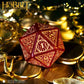 The Hobbit Spindown D20 - Ember TCG Jumbo Die (Preorder)