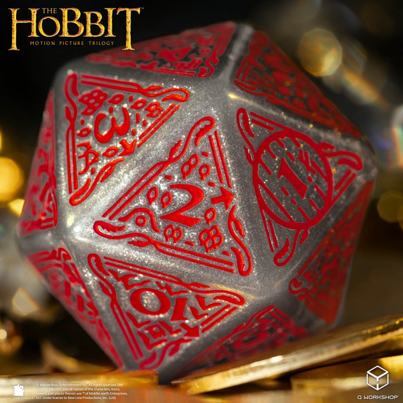 The Hobbit Spindown D20 - Lunaris TCG Jumbo Die (Preorder)