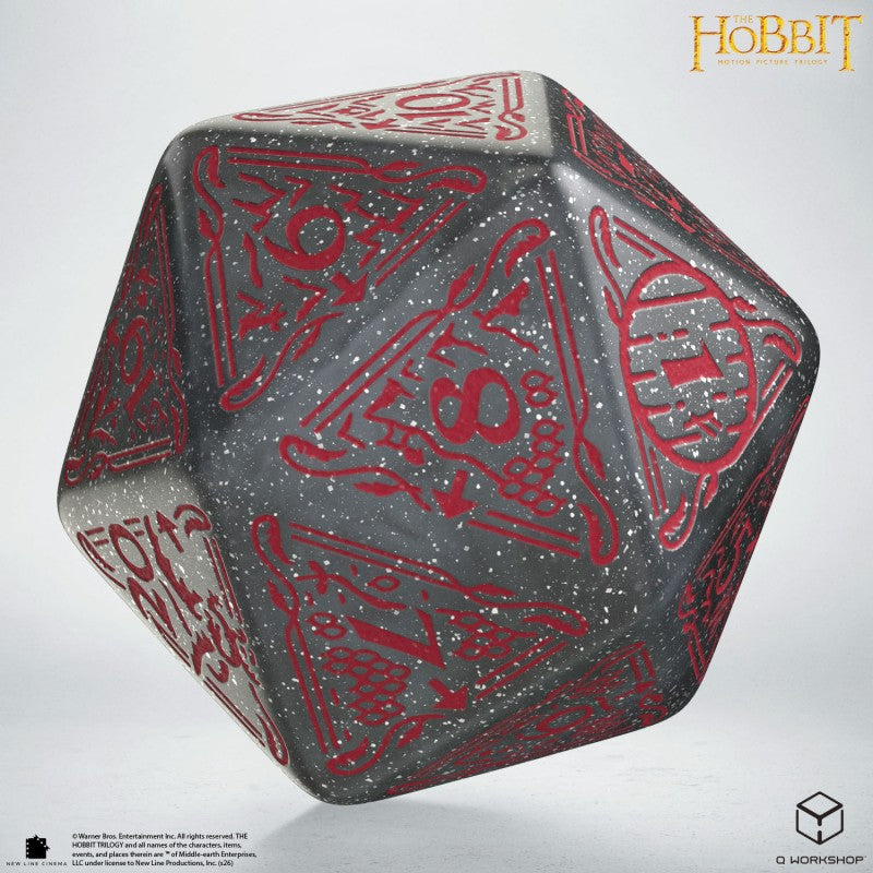 The Hobbit Spindown D20 - Lunaris TCG Jumbo Die (Preorder)