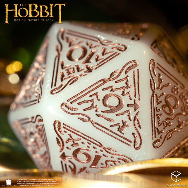 The Hobbit Spindown D20 - Radiant TCG Jumbo Die (Preorder)
