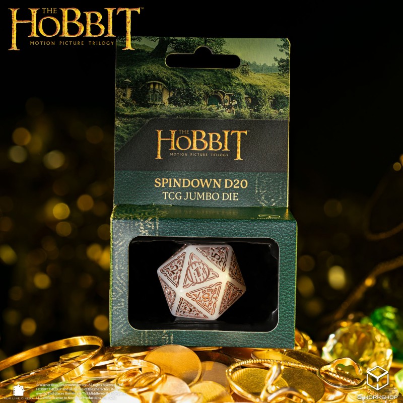 The Hobbit Spindown D20 - Radiant TCG Jumbo Die (Preorder)