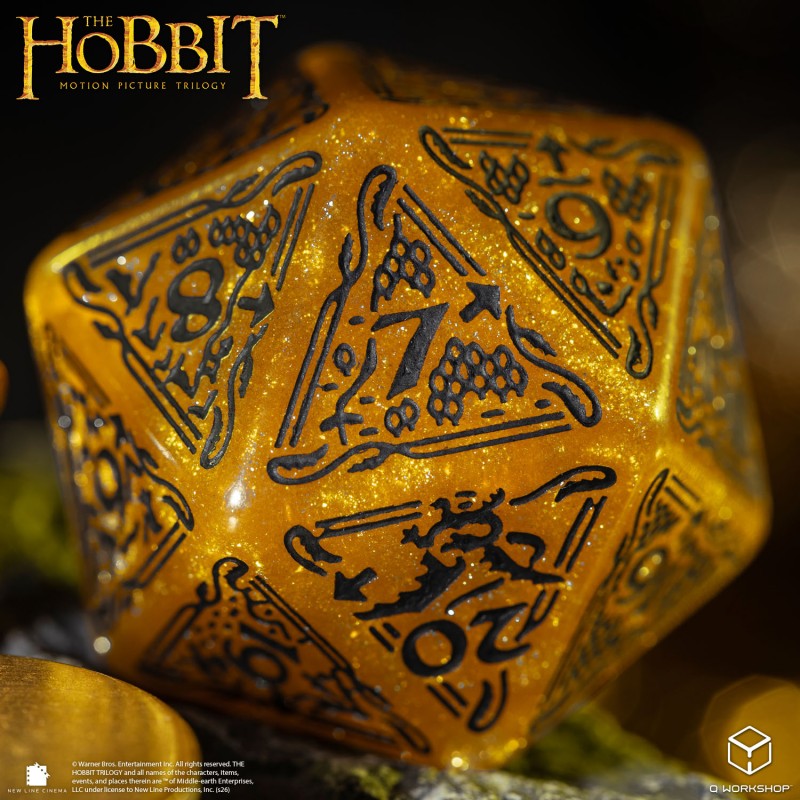 The Hobbit Spindown D20 - Solaris TCG Jumbo Die (Preorder)