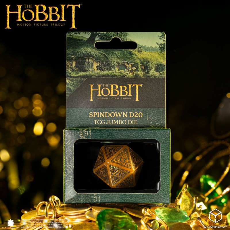 The Hobbit Spindown D20 - Solaris TCG Jumbo Die (Preorder)