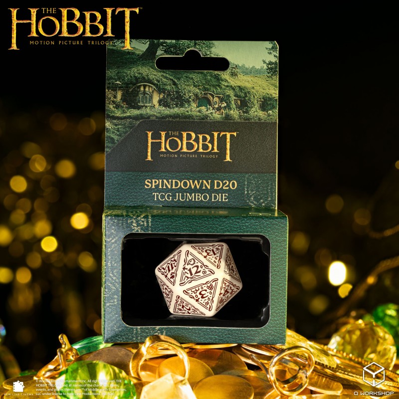 The Hobbit Spindown D20 - Terra TCG Jumbo Die (Preorder)