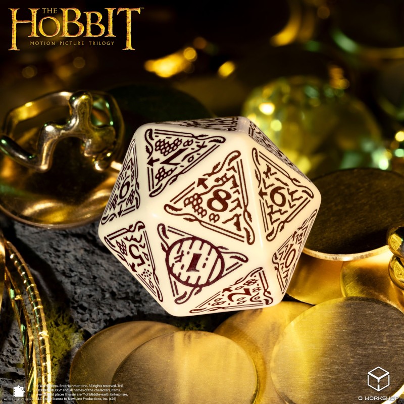 The Hobbit Spindown D20 - Terra TCG Jumbo Die (Preorder)