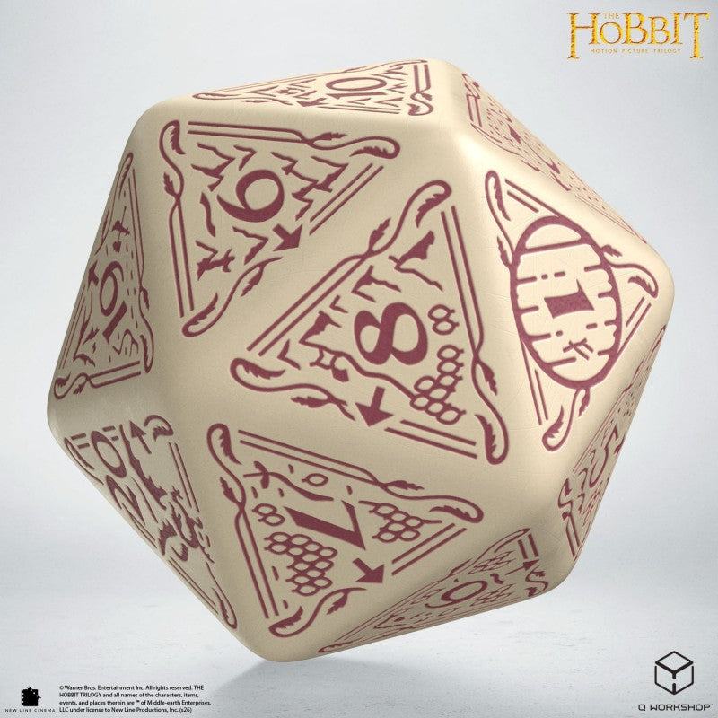 The Hobbit Spindown D20 - Terra TCG Jumbo Die (Preorder)