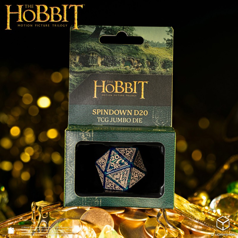 The Hobbit Spindown D20 - Tideborn TCG Jumbo Die (Preorder)