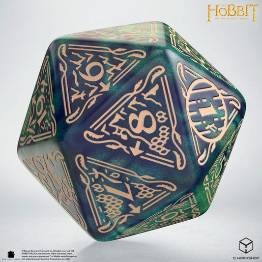 The Hobbit Spindown D20 - Tideborn TCG Jumbo Die (Preorder)