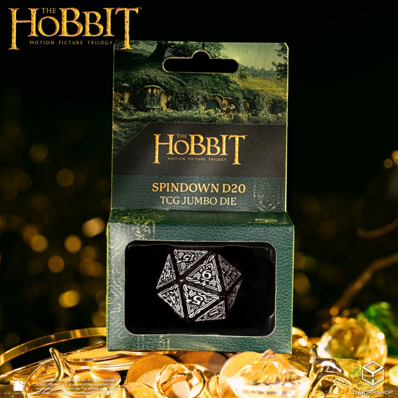 The Hobbit Spindown D20 - Umbral TCG Jumbo Die (Preorder)