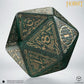 The Hobbit Spindown D20 - Verdant TCG Jumbo Die (Preorder)