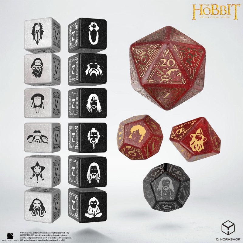The Hobbit TCG Dice Set - Ember Hearth (Preorder)