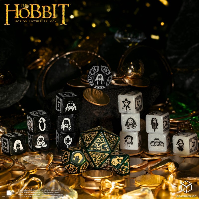 The Hobbit TCG Dice Set - Verdant Grove (Preorder)