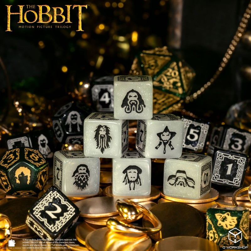 The Hobbit TCG Dice Set - Verdant Grove (Preorder)