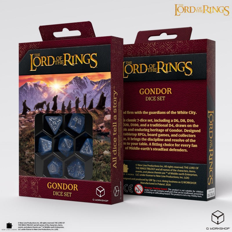 The Lord of the Rings: Gondor Dice Set (Preorder)