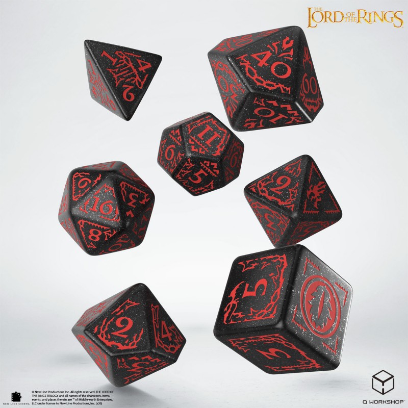 The Lord of the Rings: Mordor Dice Set (Preorder)