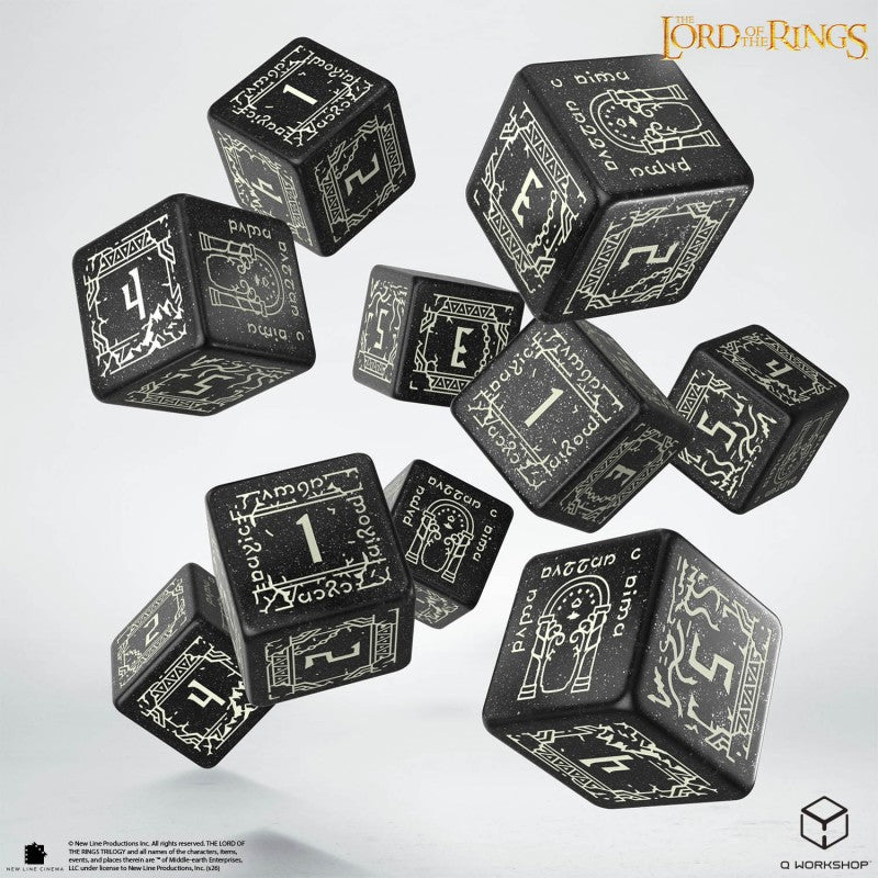 The Lord of the Rings: Moria 10xD6 Glow in the dark Dice Set (Preorder)