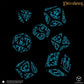 The Lord of the Rings: Moria - Glow in the dark Dice Set (Preorder)