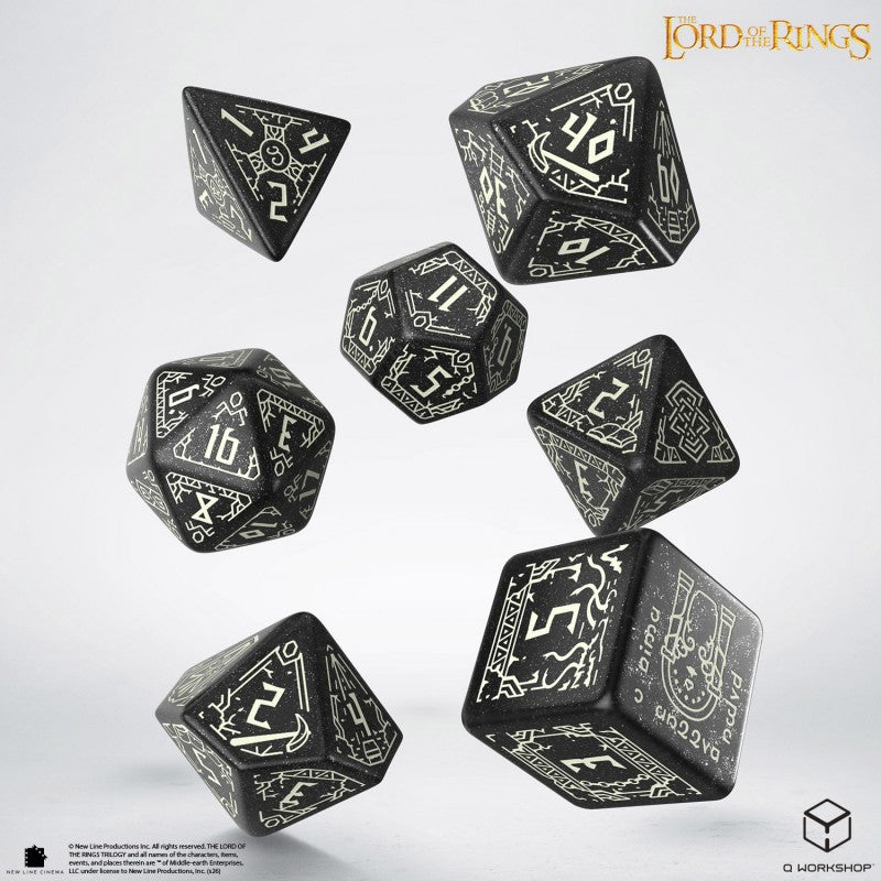 The Lord of the Rings: Moria - Glow in the dark Dice Set (Preorder)