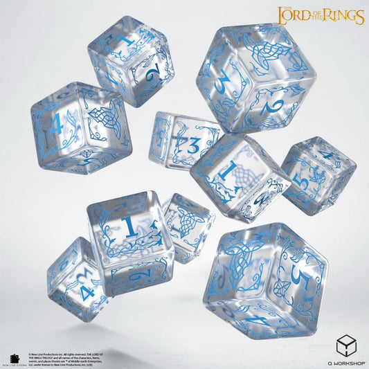 The Lord of the Rings: Rivendell 10xD6 Dice Set - Water (Preorder)