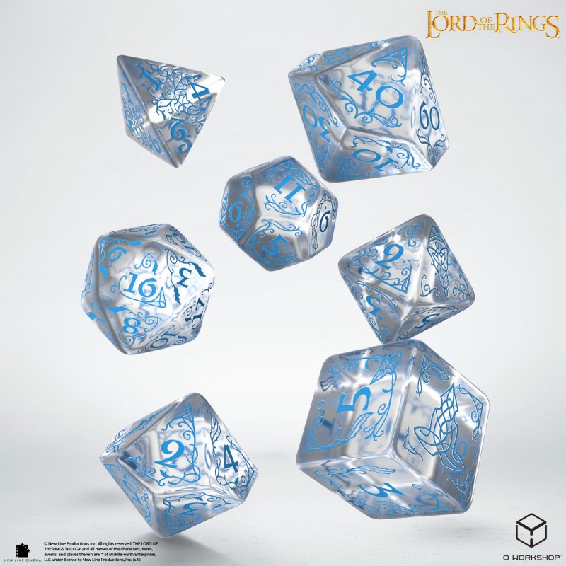 The Lord of the Rings: Rivendell Dice Set - Water (Preorder)