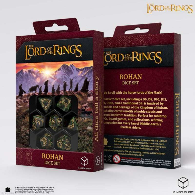 The Lord of the Rings: Rohan Dice Set (Preorder)