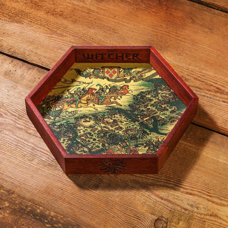 The Witcher Wooden Dice Tray (Preorder)