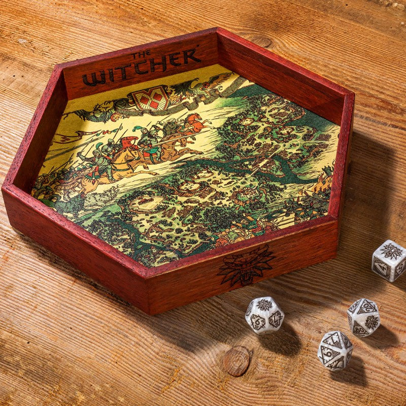 The Witcher Wooden Dice Tray (Preorder)