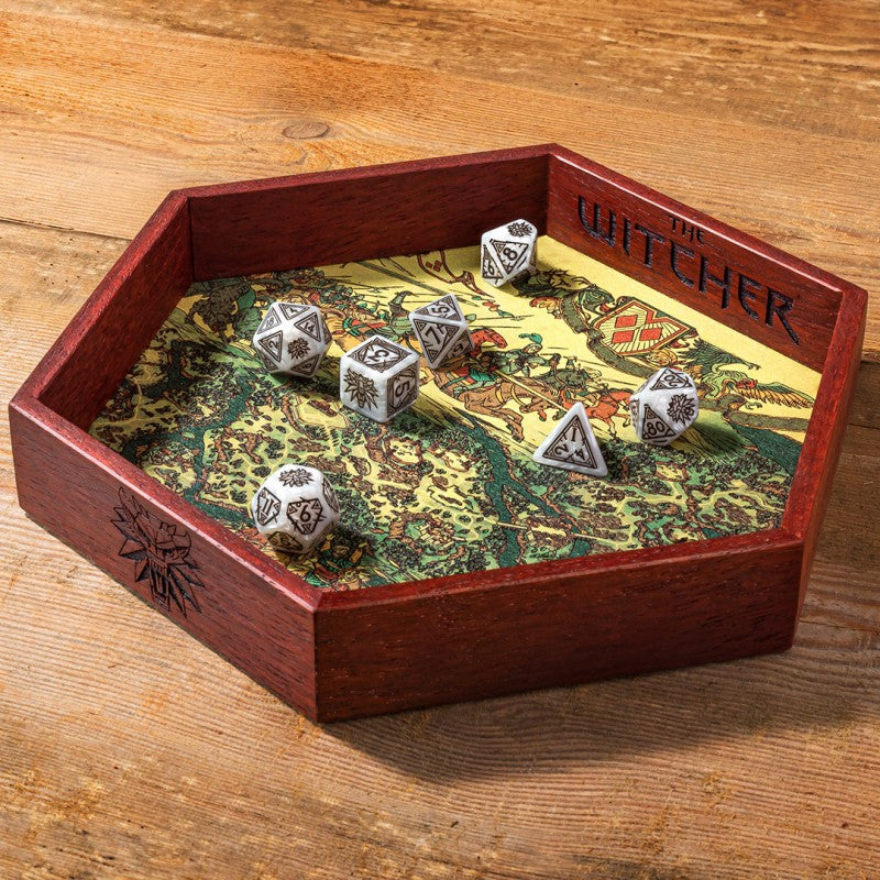 The Witcher Wooden Dice Tray (Preorder)